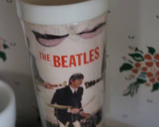 Collectible Beatles tumbler