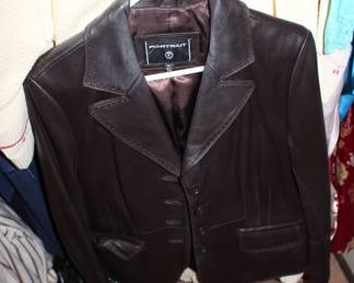 Leather skin jacket