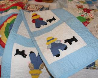 Vintage baby quilt