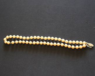 Freshwater pearls - hand knotted with 14k clasp