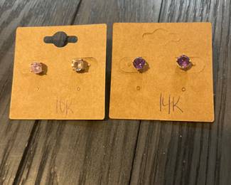 10K and 14K Earrings
