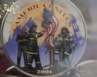 Silver commemorative coin. 