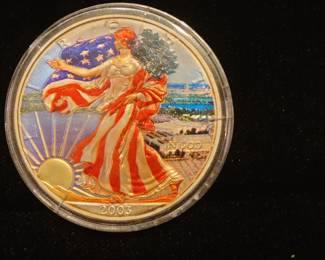 Silver commemorative coin 