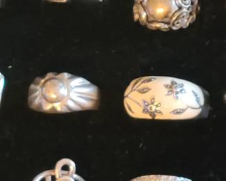 Sterling rings 