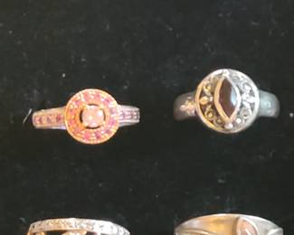 Sterling rings 