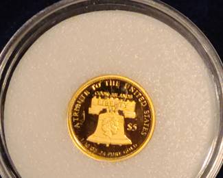 .999 Gold commemorative coin 