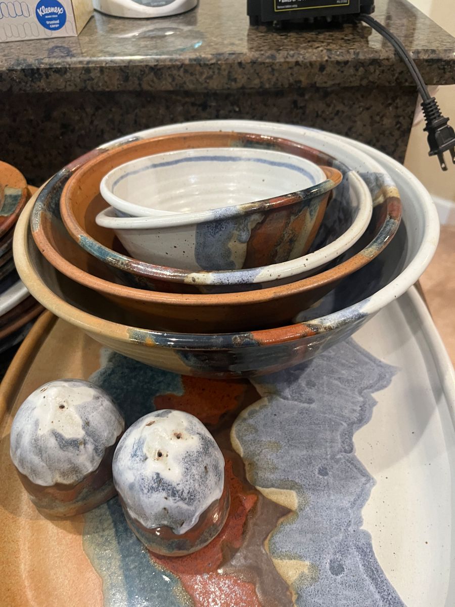 Beautiful Stone Pottery Dishes