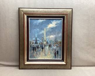 Oil on Canvas, France