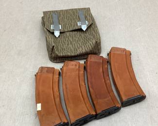 4 AK-74 East German Bakelite Magazines