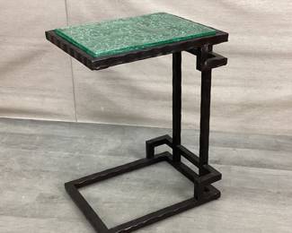 Tommy Bahama Hermes Reef Top Glass Martini Table