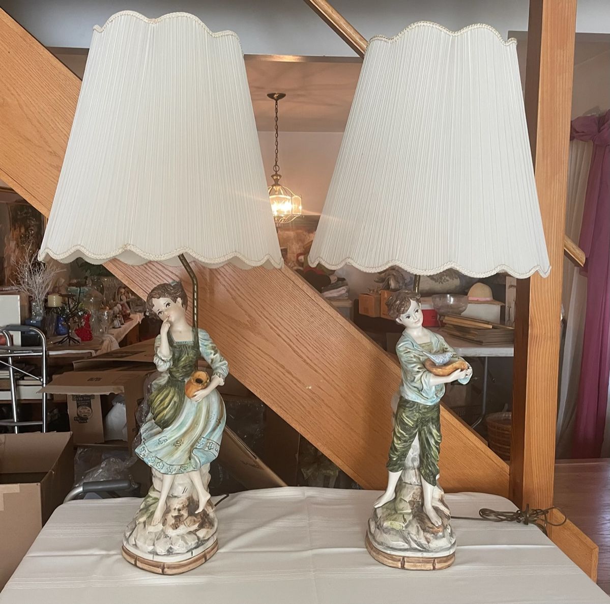 french provincial large Italian lamps