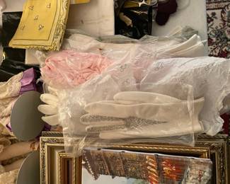 vintage ladies dress up gloves