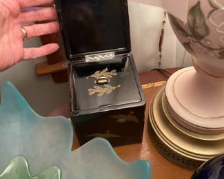 vintage marshall fields exclusive oriental tea box