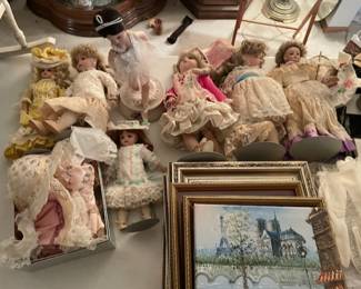 vintage hand made dolls