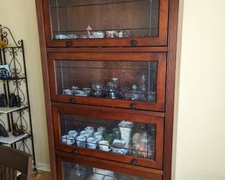 Solid wood attorney's bookcase