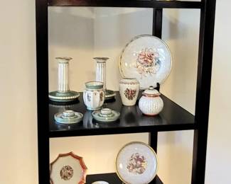 Impressive range of rare Dahl-Jensen hand painted porcelain $22-$285