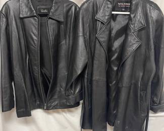 2 Leather Black Jackets
