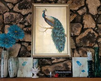 Peacock painting