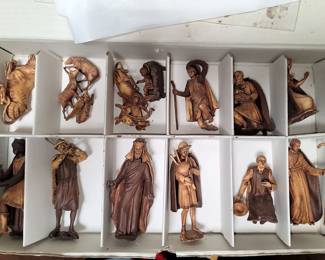 Vintage nativity set