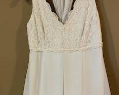 Lovely wedding dress with lace