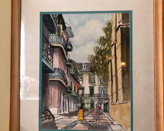 New Orleans artist painting