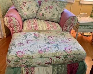 Haverty's lounge chair and ottoman