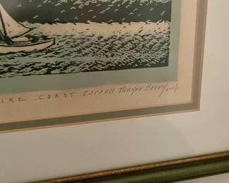 Carroll Thayer Berry block prints