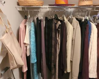 Women's clothing, hats and shoes