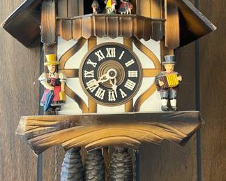 Vintage cuckoo clock Germany Black Forest 1970's
