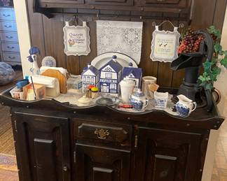 Vintage Wooden Baker's Rack