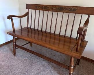 Hitchcock Deacon Bench