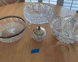Mixed Vintage Glass Bowl Collection