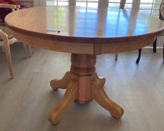 Solid Wood Round Dining Table