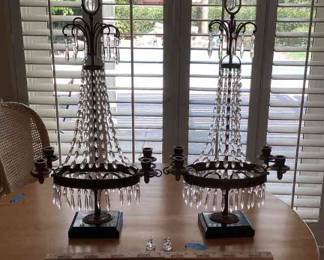 Vintage looking Pair of Girandoles