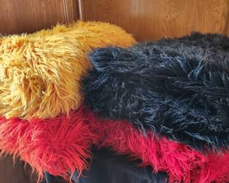 vintage flokati rugs from Greece