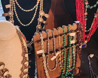 lots of high-end jewelry and costume jewelry