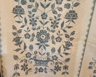 embroidered quilts, handmade