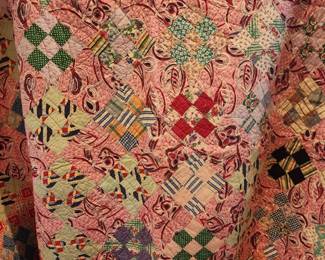 lovely pink quilt
