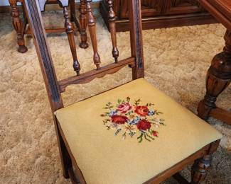 embroidered seats
