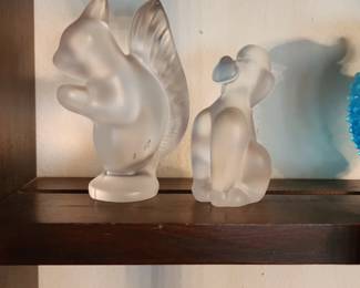 French crystal animals