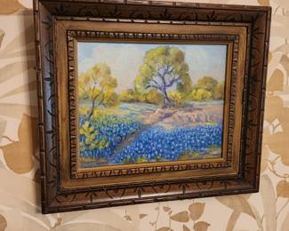 blue bonnet painting
