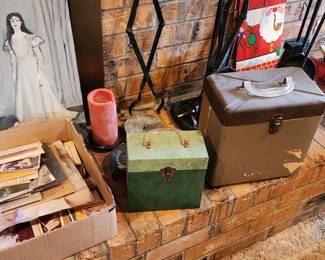 paper ephemera, several boxes full and old photos