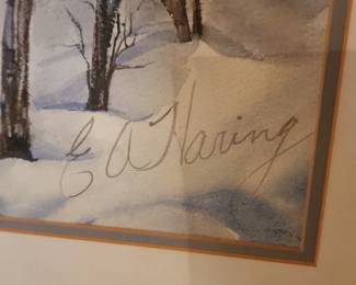 E A Haring, local Texas artist