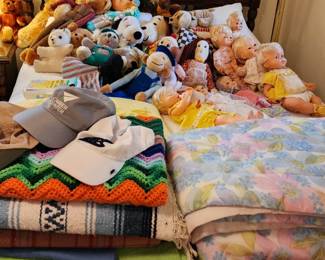 stuffed animals and dolls