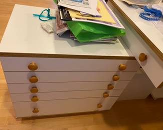 Amazing sewing tables with storage