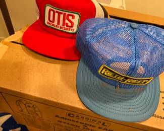 Hundreds of vintage trucker hats