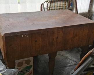 4 foot butcher block  
