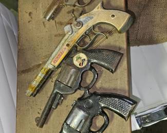 Vintage toy cap guns