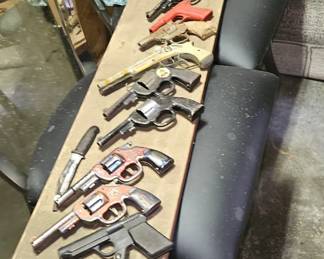Variety of Toy Guns