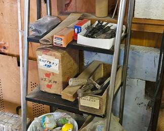 Variety of tools of garage items